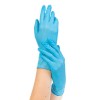 Nitrile голубые смотровые перчатки